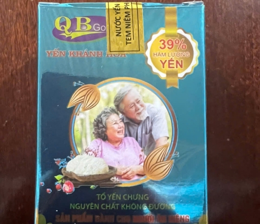 Yến trưng không đường Qb gold 39%